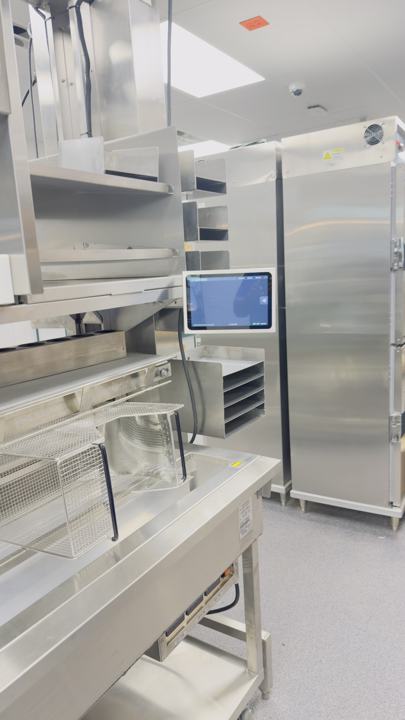 Commercial kitchen network and display install